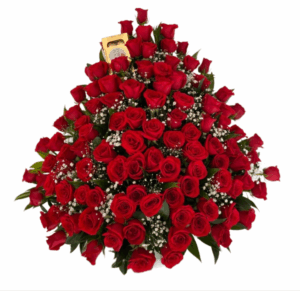 .Arreglo A 100 Rosas #00138