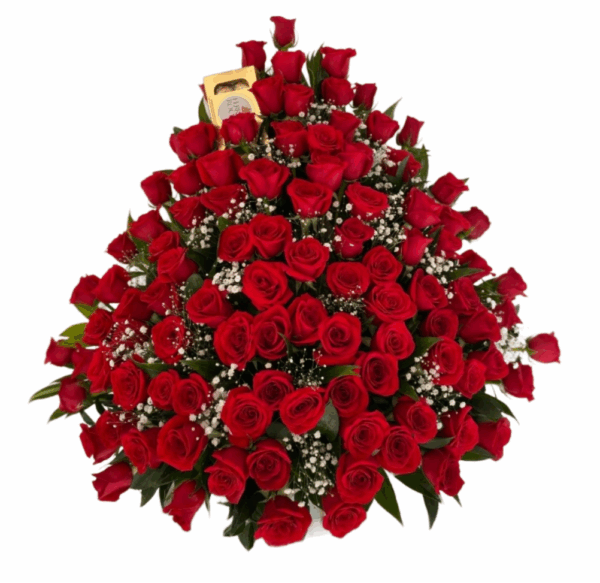 .Arreglo A 100 Rosas #00138
