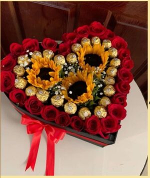 .Arreglo Frutal Rosas #0158